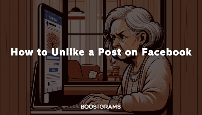 unlike post Facebook