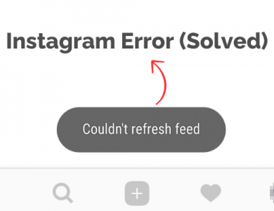 instagram not refreshing