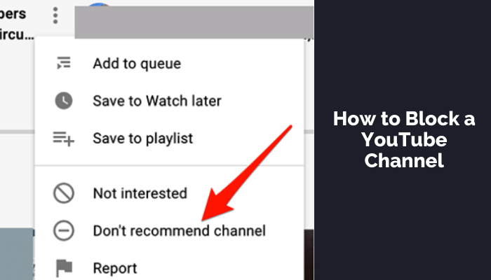 How to Block a YouTube Channel