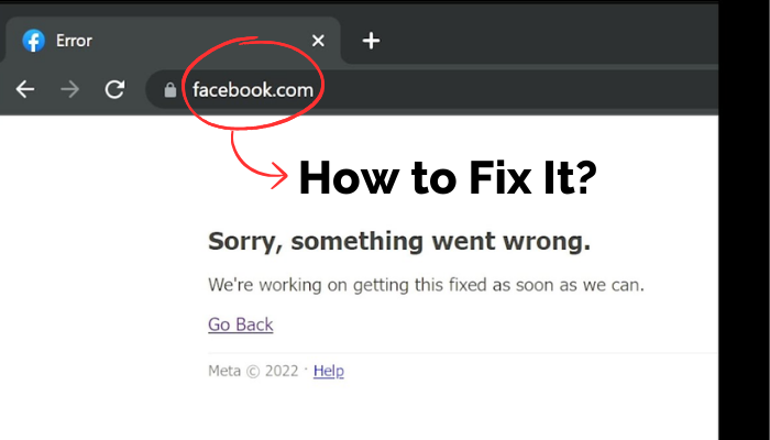 Facebook something went wrong error