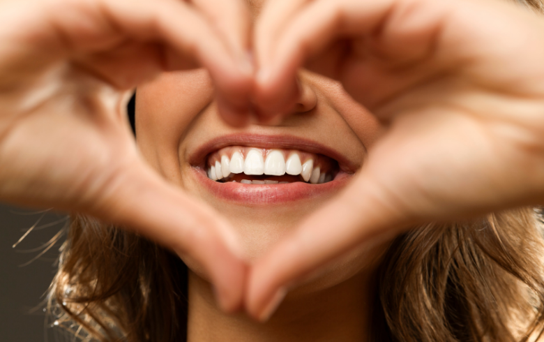 woman smiling