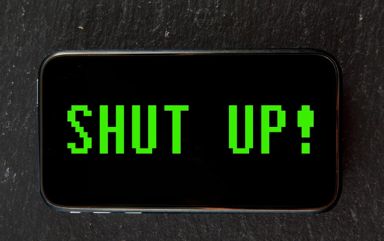 shut up