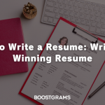 how to write a resume