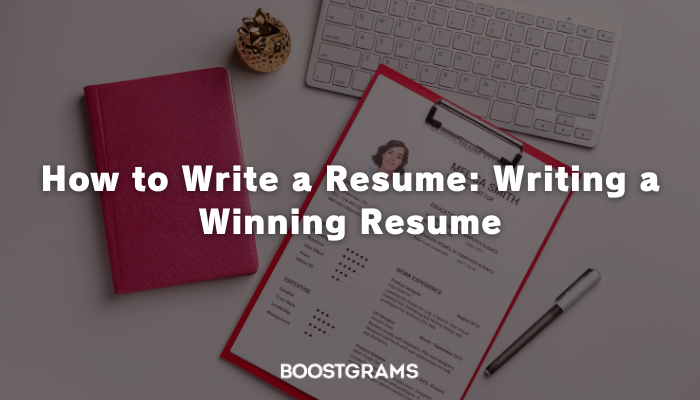 how to write a resume