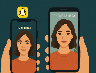 is snapchat camera better?