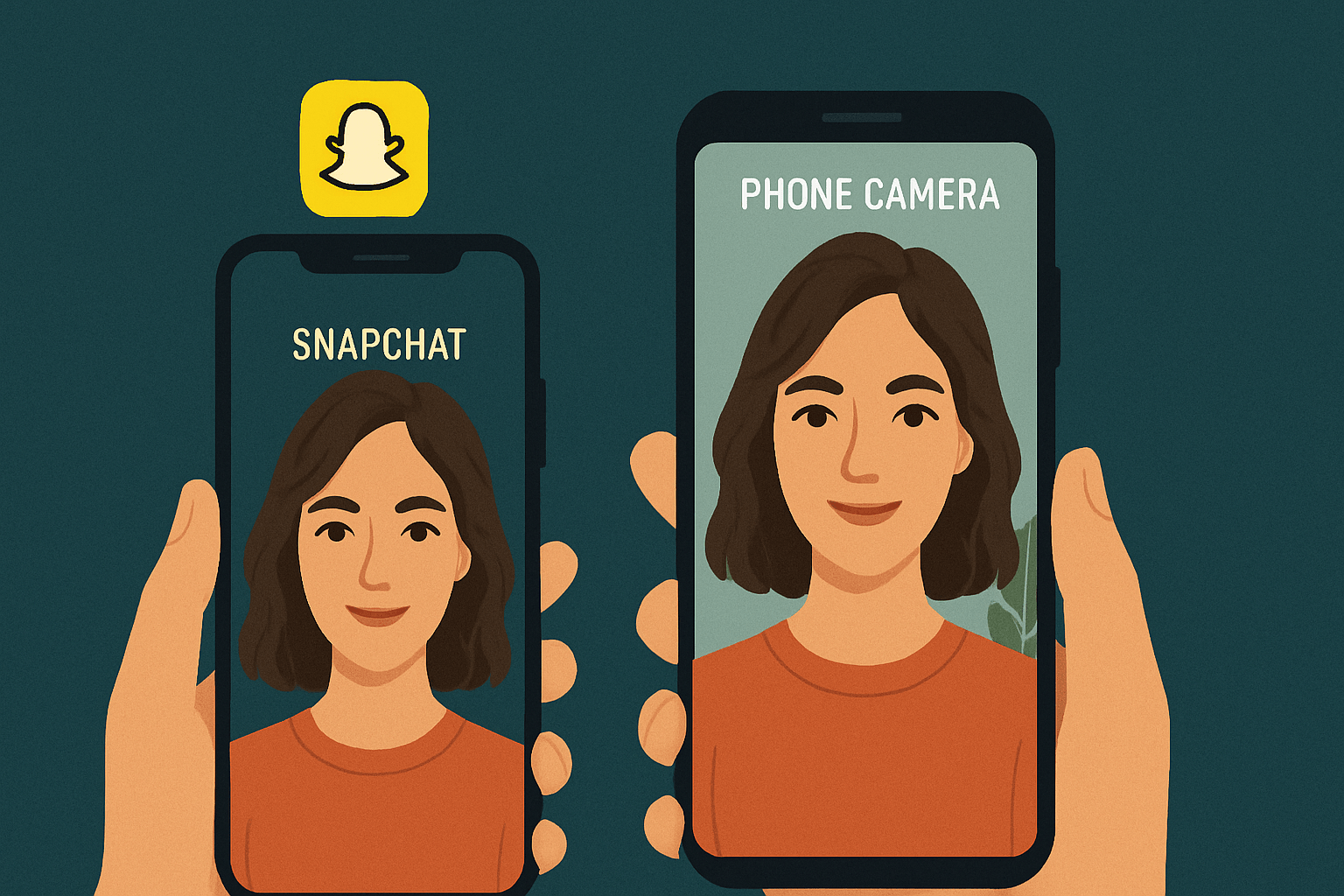 is snapchat camera better?